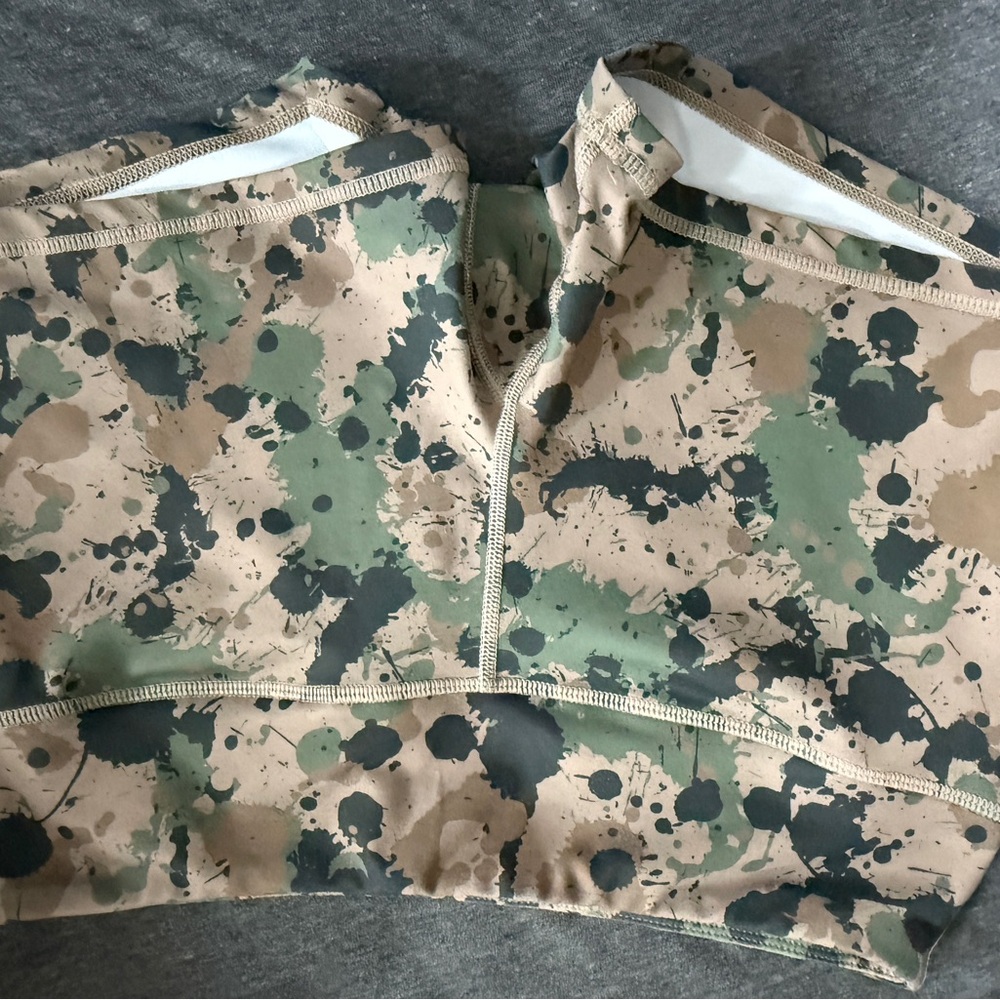 Camouflage Print Shorts Born Primitive